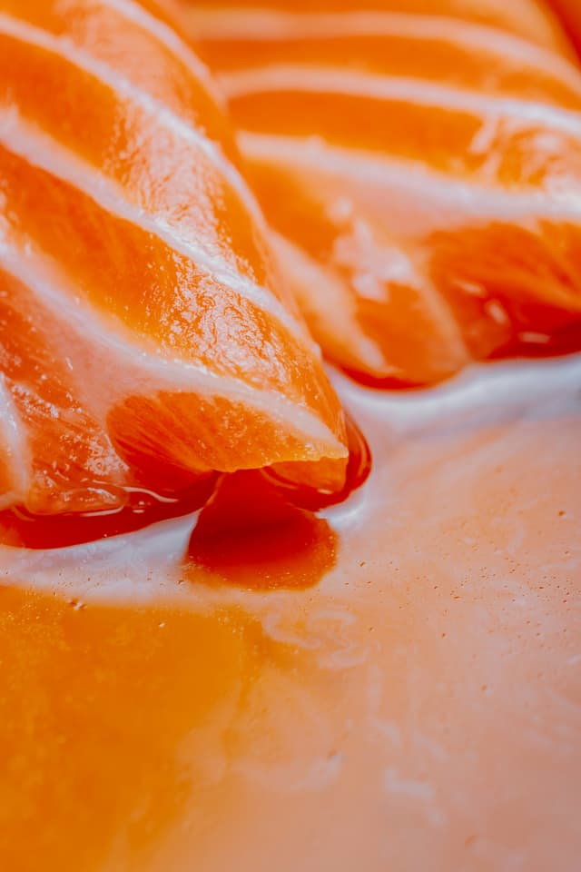 Salmon close-up